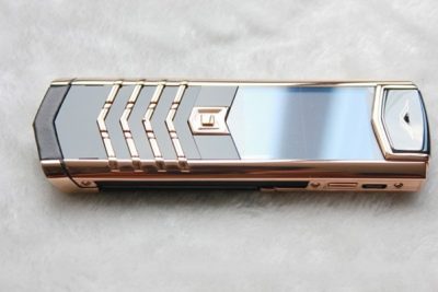 Vertu Singature S Lưng Đá Vàng Hồng (Độ Vỏ) Chính Hãng