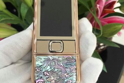 Điện thoại Nokia 8800E Rose Gold khảm thuyền buồn cá chép