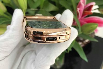 Điện thoại Nokia 8800E Rose Gold khảm thuyền buồn cá chép