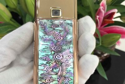 Điện thoại Nokia 8800E Rose Gold khảm thuyền buồn cá chép