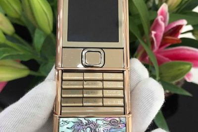 Điện thoại Nokia 8800E Rose Gold khảm thuyền buồn cá chép