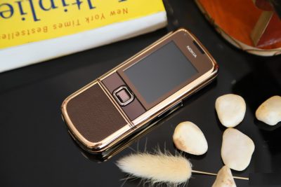 Điện Thoại Nokia 8800E Rose Gold (Da Nâu)