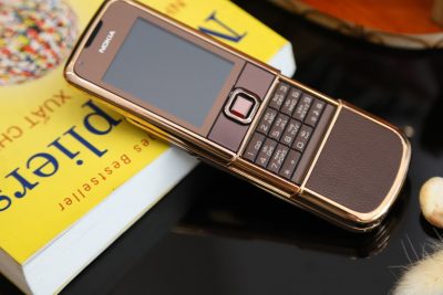 Điện Thoại Nokia 8800E Rose Gold (Da Nâu)