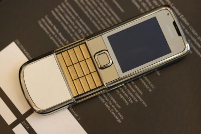 Điện Thoại Nokia 8800E Gold Arte Da Trắng Nguyên Bản 4G