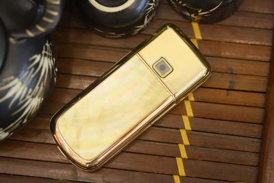 Điện thoại Nokia 8800E Rose Gold khảm trai đính đá