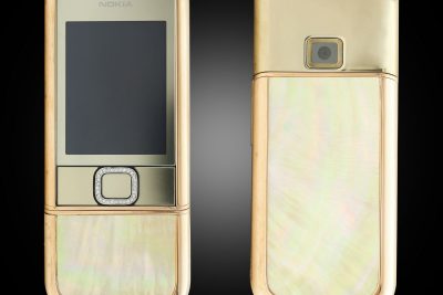 Điện thoại Nokia 8800E Rose Gold khảm trai đính đá