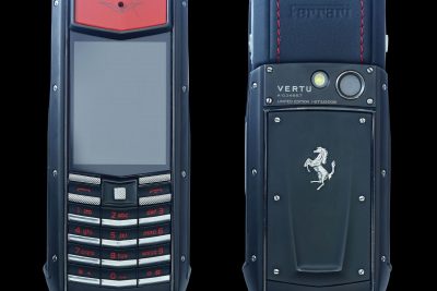 Điện Thoại Vertu Ascent Ti Ferrari Cũ Gốm Đỏ