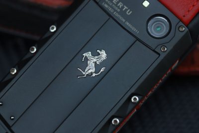 Điện Thoại Vertu Ascent Ti Ferrari Cũ Gốm Đỏ