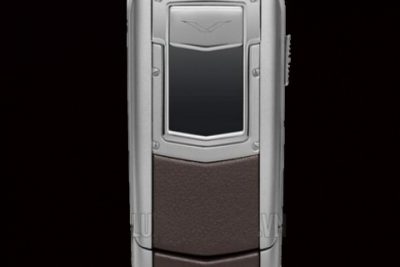Điện Thoại Vertu Constellation Ayxta nắp gập da nâu