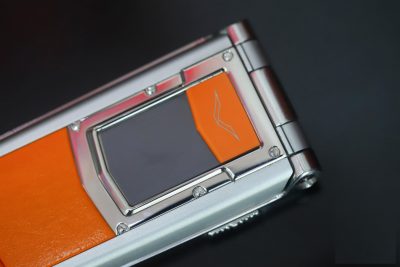Điện thoại Vertu Constellation Ayxta Da Màu Cam