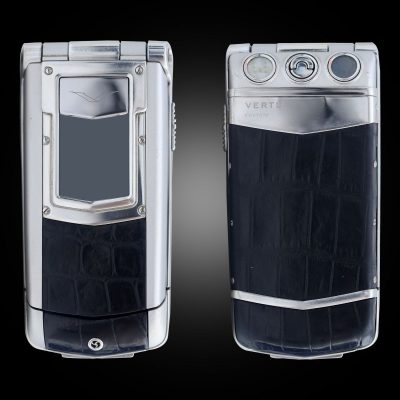 Điện Thoại Vertu Constellation Ayxta Da Cá Sấu Đen