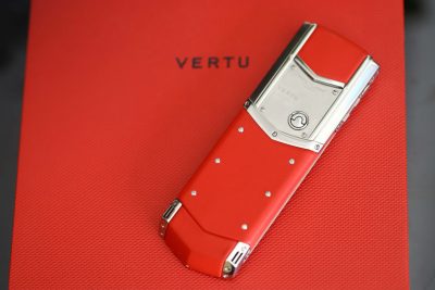Điện thoại Vertu Signature S Thép Da Bò