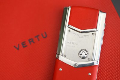 Điện thoại Vertu Signature S Thép Da Bò