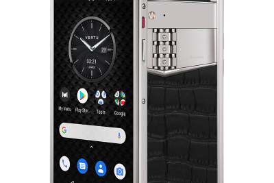 Điện thoại Aster P Da cá sấu đen like new 99%