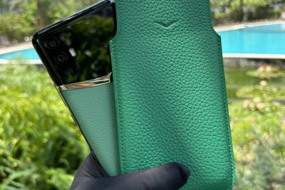 Điện Thoại IVertu 5G Da Bê Màu Xanh Hoàng Gia Likenew 99%