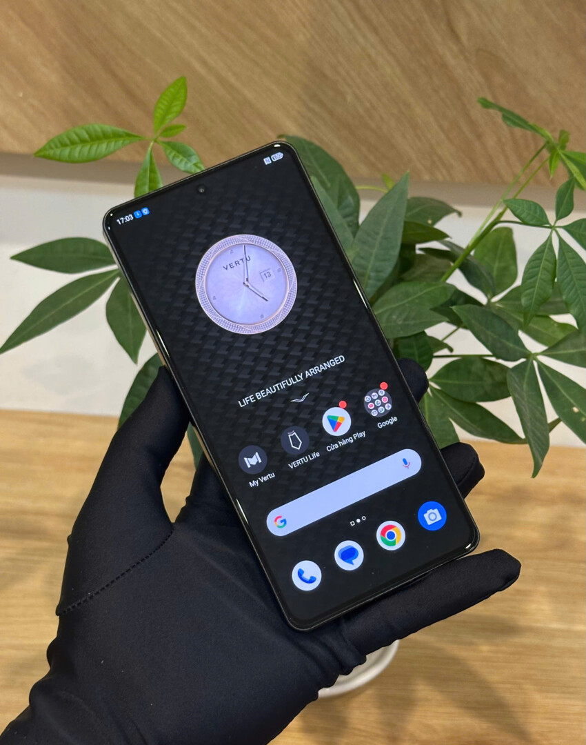 Điện Thoại Metavertu 2 Da Cá Sấu đỏ 99% Fullbox (8)