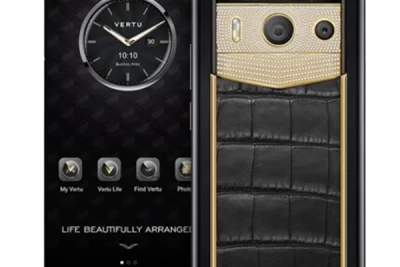 METAVERTU 2nd Generation Luxury Custom Made Gold Plain Weave with Diamond Alligator Black