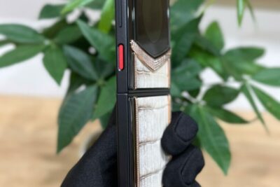 Vertu Iron Flip Diamionds Rose Gold 18k Lưng Bọc Da Cá Sấu Hymlaya