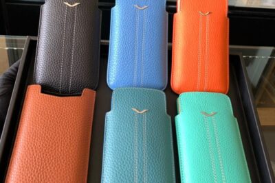 Bao da bê Vertu Aster P màu xanh