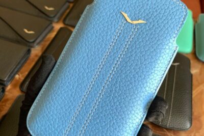 Bao da bê Vertu Aster P màu xanh