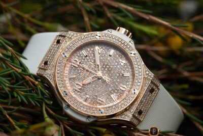 Đồng Hồ Hublot Big Bang One Click King Gold White Full Pavé 39mm