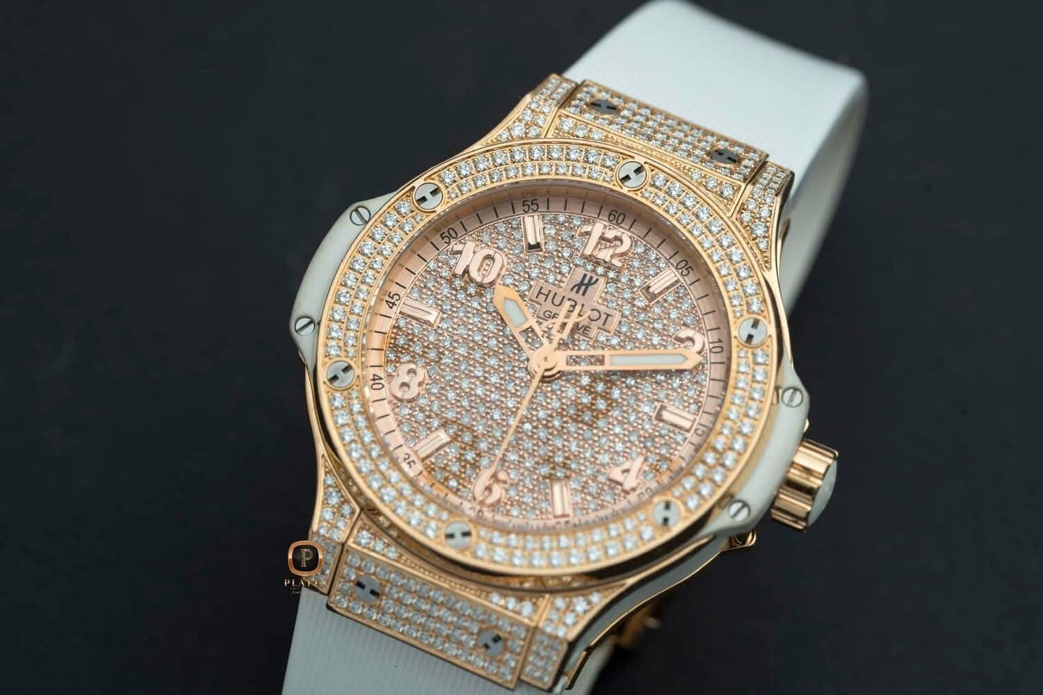 Đồng Hồ Hublot Big Bang One Click King Gold White Full Pavé 39mm 4