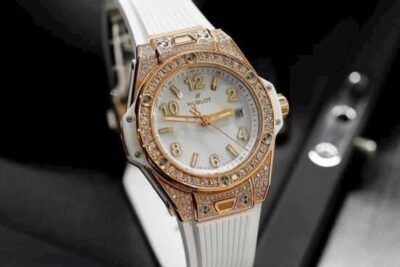 Đồng Hồ Hublot Big Bang One Click King Gold White Pavé 33mm