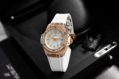 Đồng Hồ Hublot Big Bang One Click King Gold White Pavé 33mm
