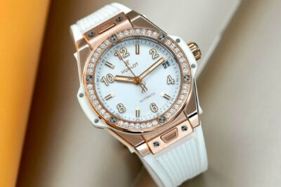 Đồng Hồ Hublot Big Bang One Click King Gold White Pavé 33mm