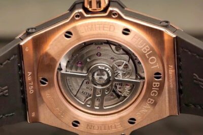 Đồng Hồ Hublot Big Bang One Click Sang Bleu King Gold Grey Diamonds