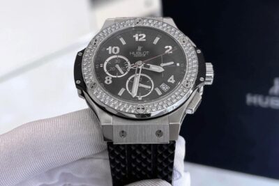 Đồng Hồ Hublot Bigbang Chronograph Benzel Diamond New