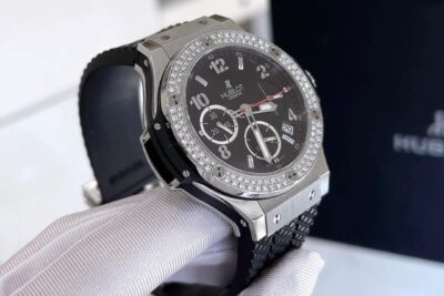 Đồng Hồ Hublot Bigbang Chronograph Benzel Diamond New