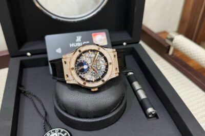 Đồng Hồ Hublot Classic Fusion Aerofusion Moonphase King Gold Dimonds 42mm