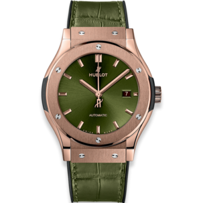 Đồng Hồ Hublot Classic Fusion Automatic King Gold Green 42mm
