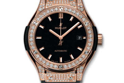 Đồng Hồ Hublot Classic Fusion Black King Gold Pavé 33mm