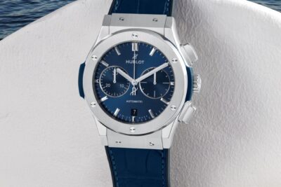 Đồng Hồ Hublot Classic Fusion Chronograph Titanium Blue 45mm