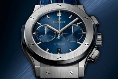 Đồng Hồ Hublot Classic Fusion Chronograph Titanium Blue 45mm