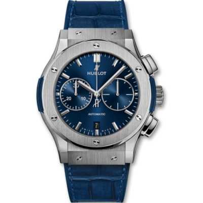 Đồng Hồ Hublot Classic Fusion Chronograph Titanium Blue 45mm