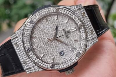 Đồng Hồ Hublot Classic Fusion Titanium Full Pave Automatic 38mm