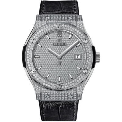 Đồng Hồ Hublot Classic Fusion Titanium Full Pave Automatic 38mm