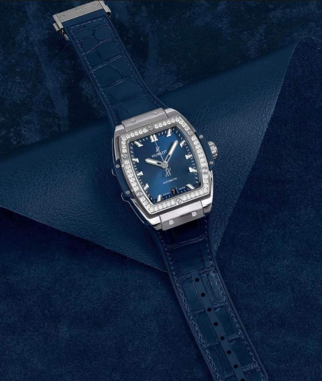 Đồng Hồ Hublot Spirit Of Big Bang Titanium Diamonds Automatic Blue 39mm 2