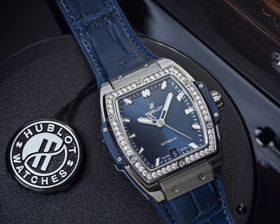 Đồng Hồ Hublot Spirit Of Big Bang Titanium Diamonds Automatic Blue 39mm 5