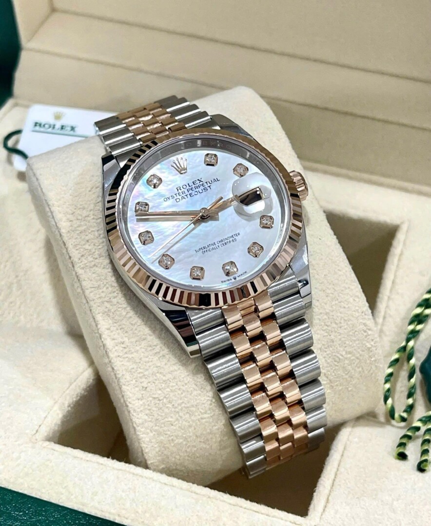 Đồng Hồ Rolex Datejust 36 Mặt Khảm Trai 126231 2