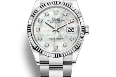 Đồng Hồ Rolex Datejust 36 Mặt Số Vỏ Trai Trắng 126234