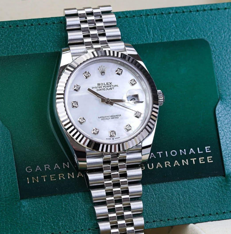 Đồng Hồ Rolex Datejust 41 Mặt Khảm Trai 126334 3