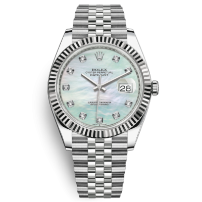 Đồng Hồ Rolex Datejust 41 Mặt Khảm Trai 126334