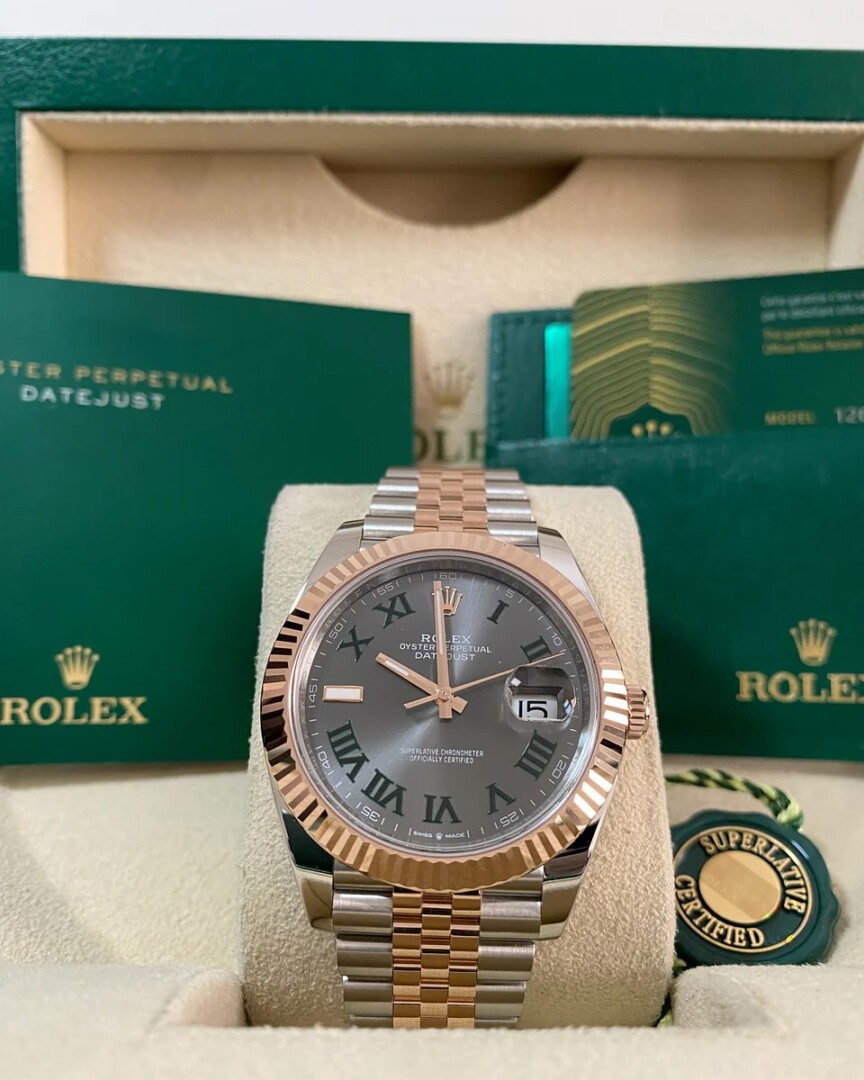 Đồng Hồ Rolex Datejust 41mm Steel & Everose Gold 126331 2