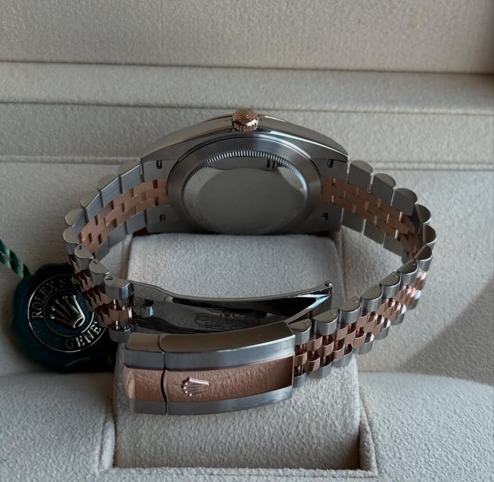 Đồng Hồ Rolex Datejust 41mm Steel & Everose Gold Chocolate Dial 126331 5