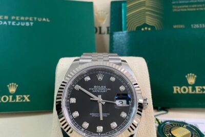 Đồng Hồ Rolex Datejust White Gold Oyster Steel Diamond 126334