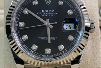 Đồng Hồ Rolex Datejust White Gold Oyster Steel Diamond 126334